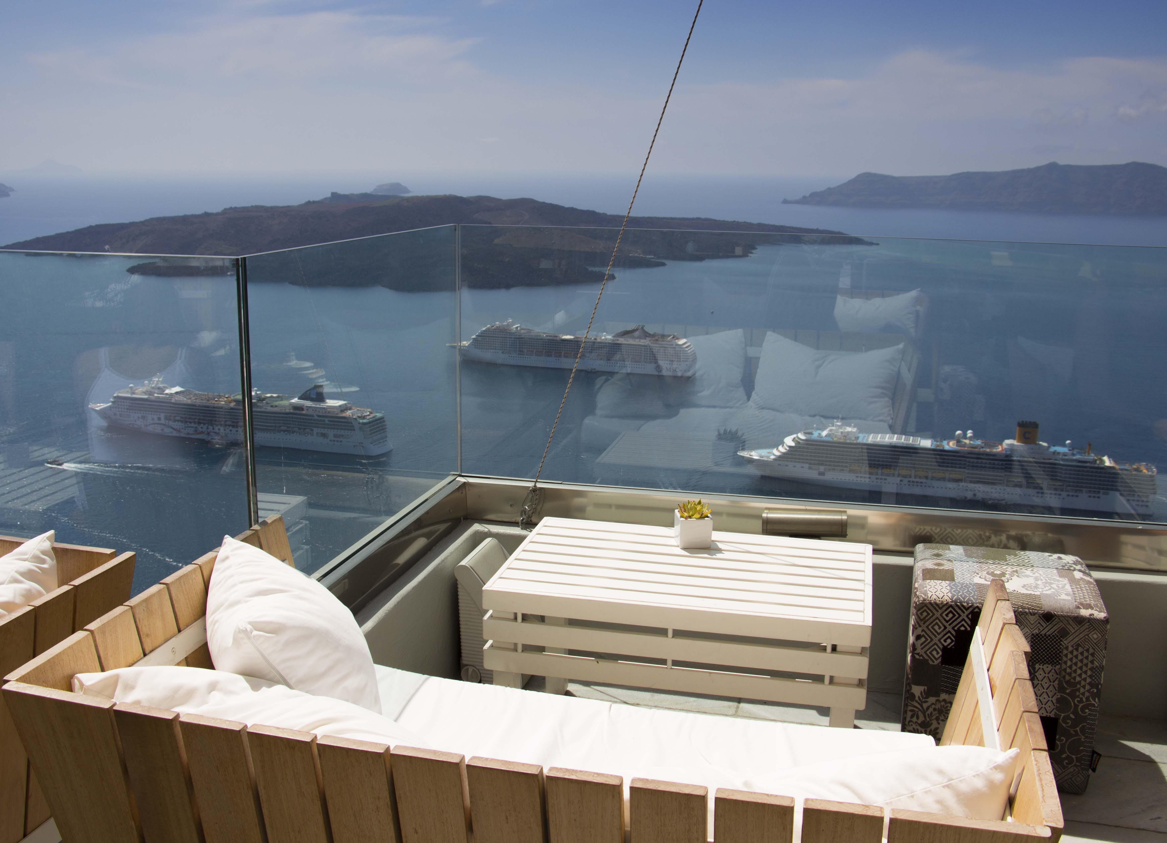 Panorama Boutique Hotel Fíra Kültér fotó